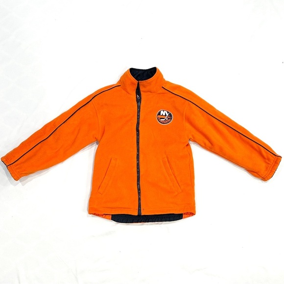 Reebok NY New York Islanders Hockey Reversible Kids Jacket - Picture 7 of 8